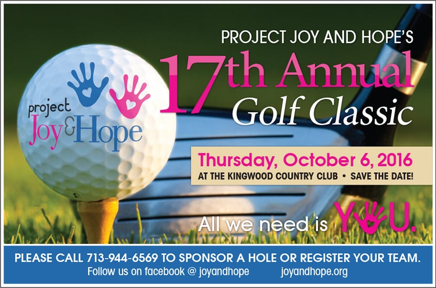 Project Joy & Hope 2016 Golf Classic